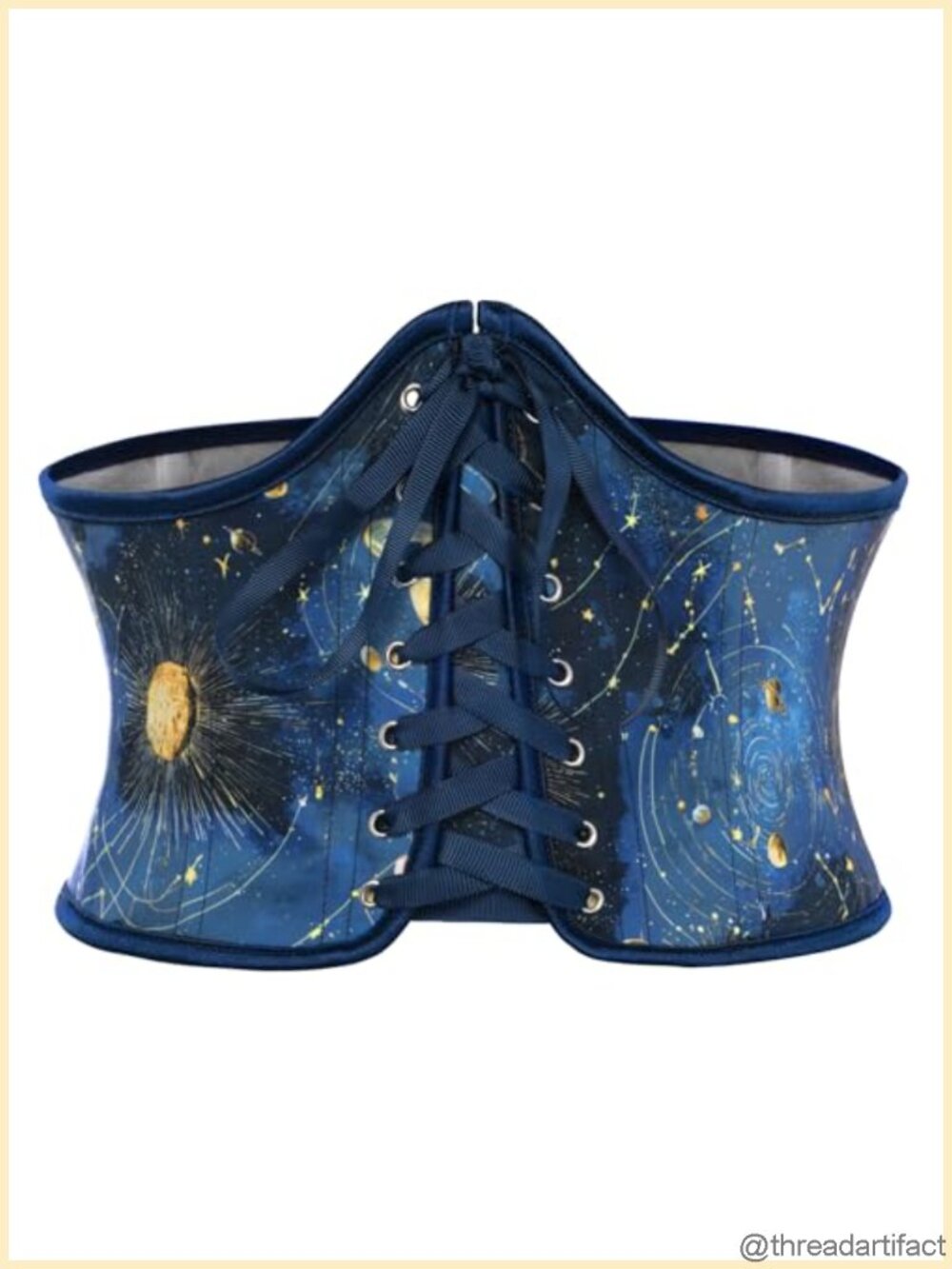 Renaissance Corset Belt for Women Lace Up Floral Waist Belt